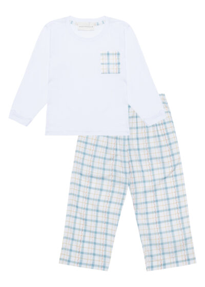 Alternative view of Pijama Infantil Xadrez Wave