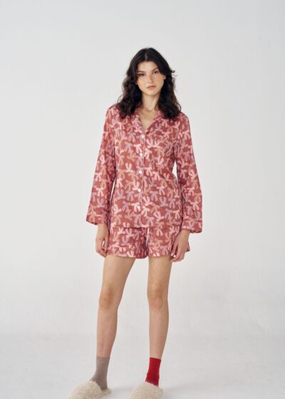 Pijama Cropped Laços