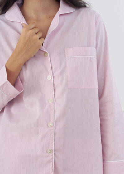 Alternative view of Pijama Longo Algodão Rosa Blush