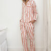 Pijama Longo Algodão Listrado Positano
