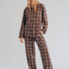 Pijama longo em flanela 100% algodão